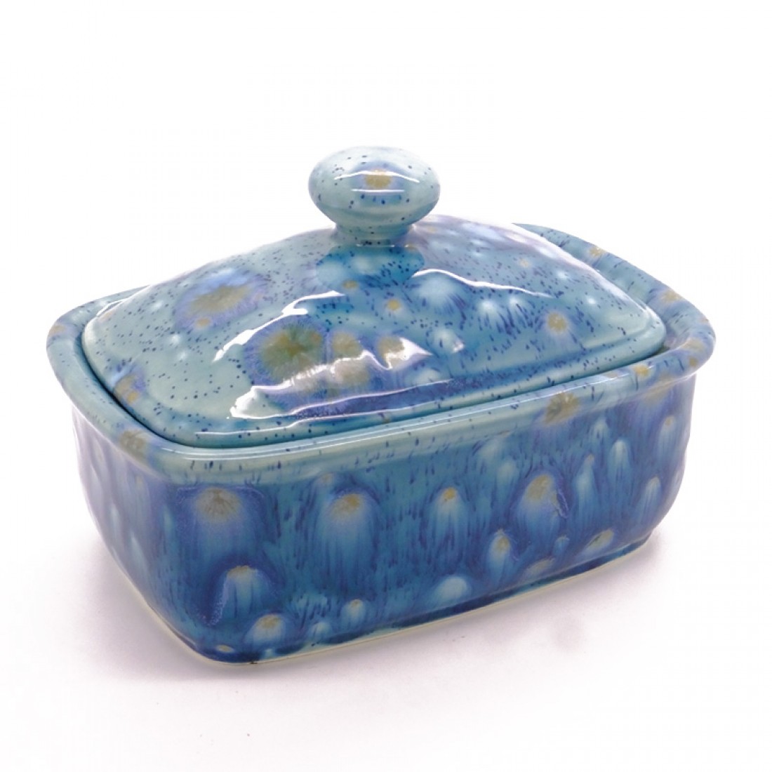Butter Dish blue